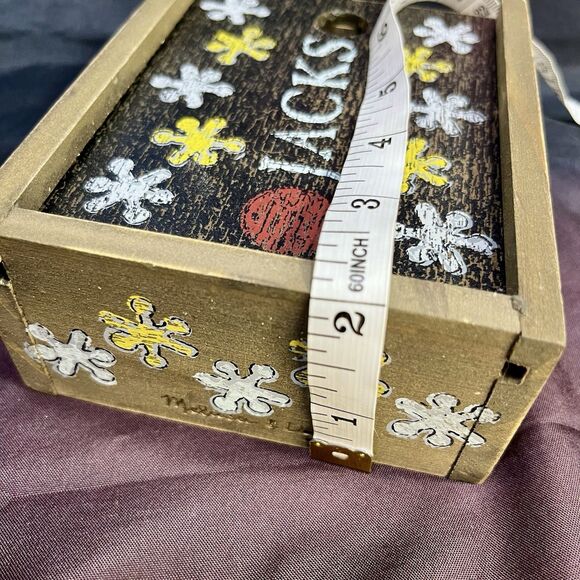 Melissa & Doug Heirloom Quality Handcrafted Past-Tyme Classic Game Jacks Toy - Picture 7 of 10